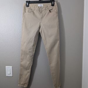 Terranova Women's Tan Skinny Jeans High Waist